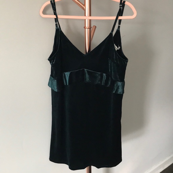 NWT Francesca’s Teal Green Velvet Mini Dress - Picture 2 of 12